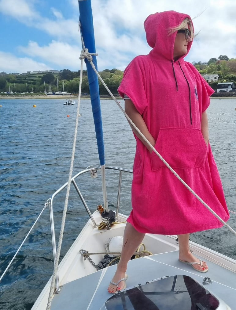 Changing Poncho Pink – Cornwall Swim Company