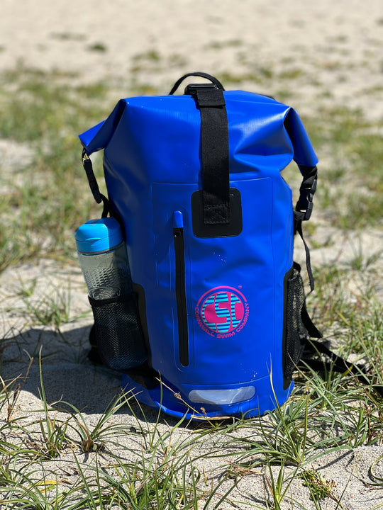 Coloured Rucksacks Waterproof Dry Bag Rucksack Deep Blue 35L | Waterproof Backpack for Wet Kit ...