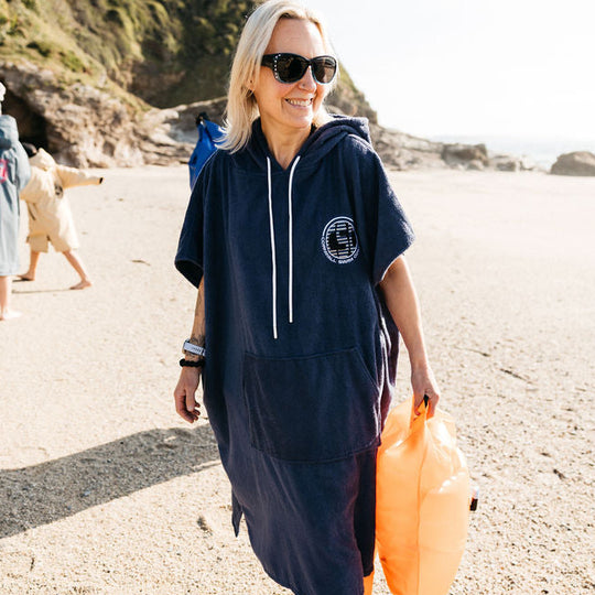 Towelling Robe - Deep Blue 2.0