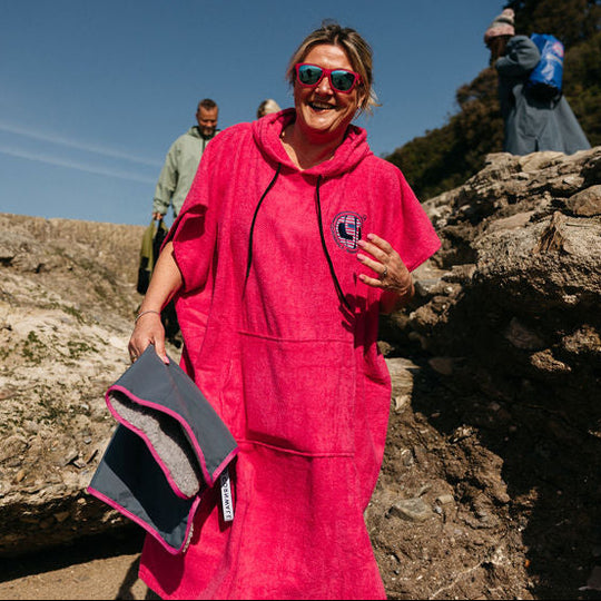 Towelling Robe - Pink 2.0