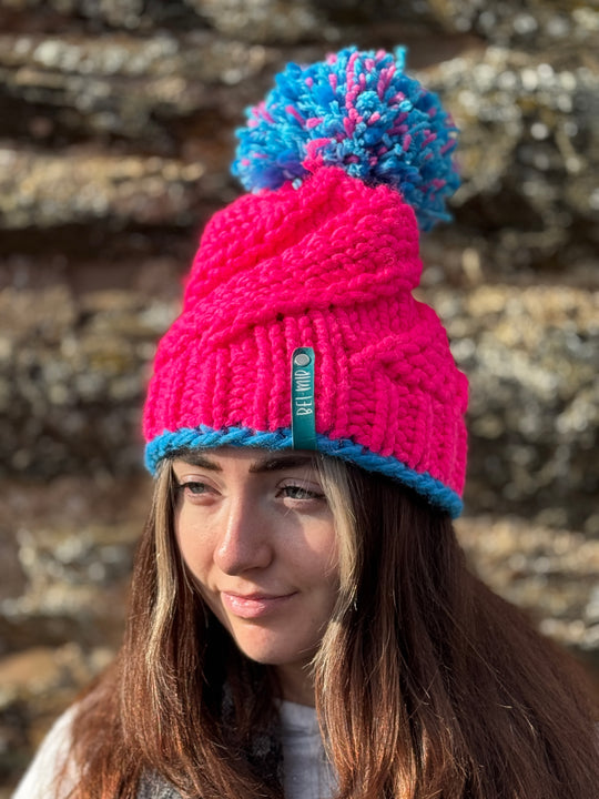 Bel-Mir Hand Made Wool Spiral Hats