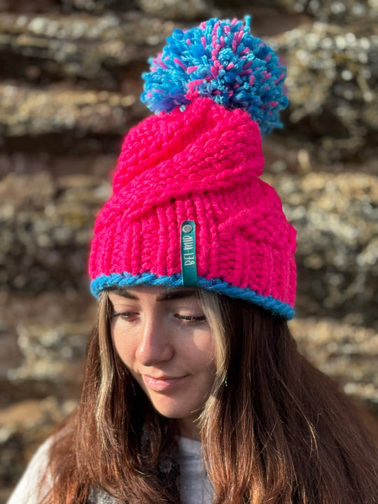 Bel-Mir Hand Made Wool Spiral Hats