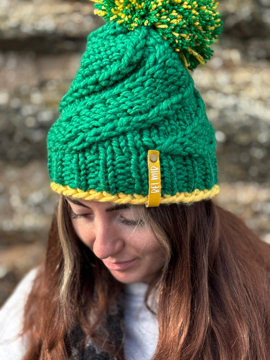 Bel-Mir Hand Made Wool Spiral Hats