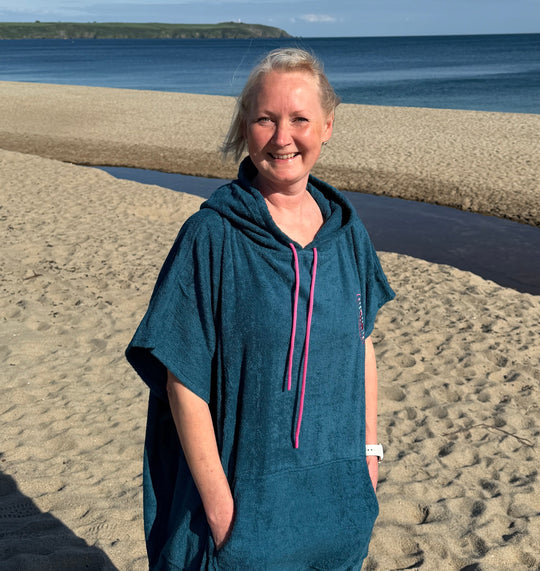 Towelling Robe - Azure Blue 2.0
