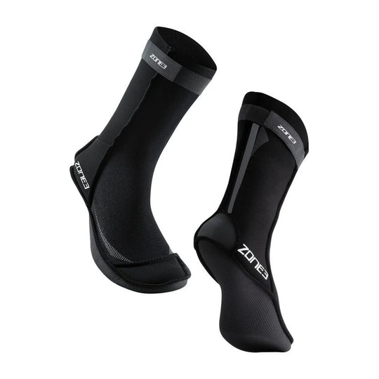 Zone 3 Neoprene Black/Silver Wetsuit Boots